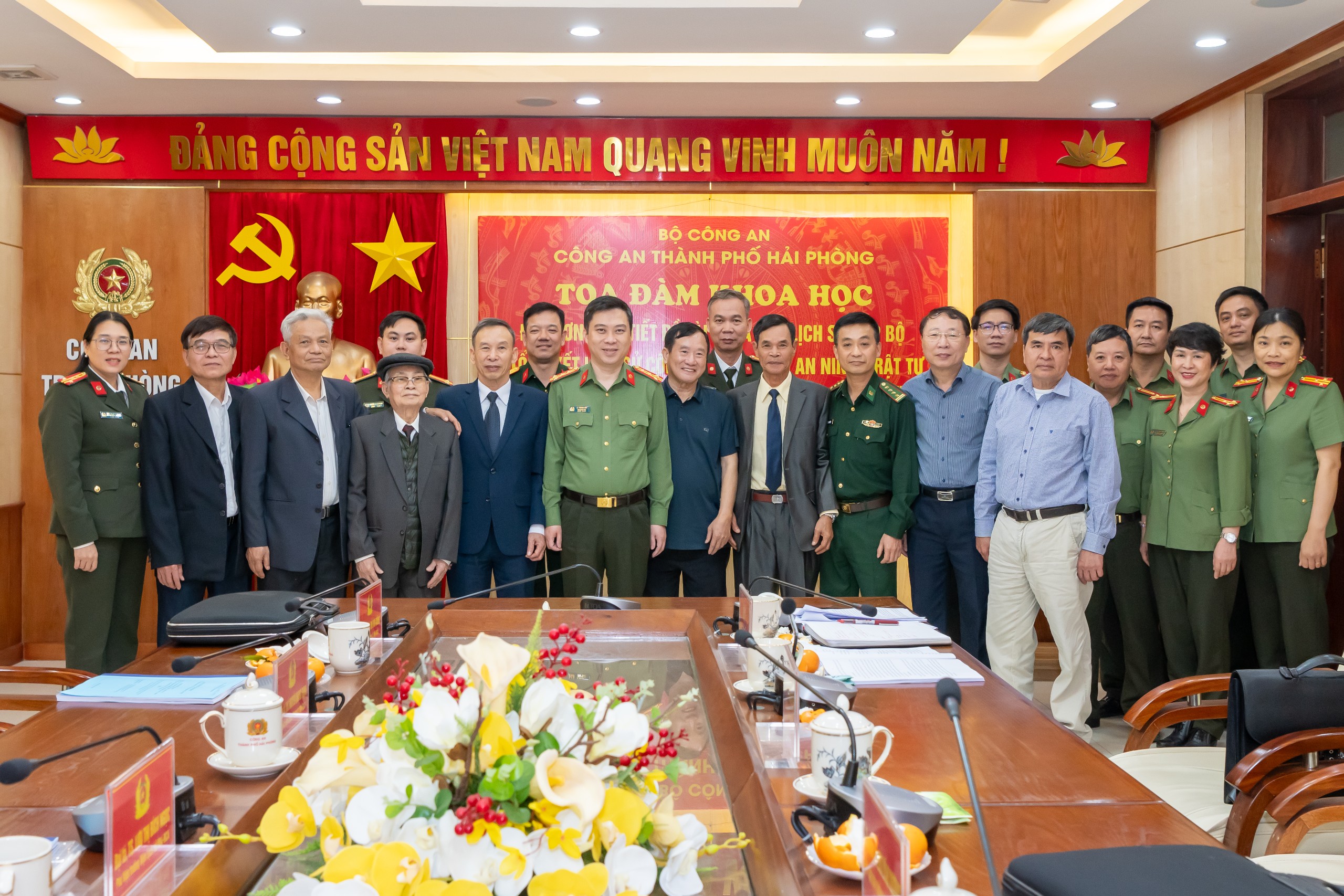 Tọa đàm Đề tài khoa học cấp Bộ “Tổng kết công tác bảo đảm ANTT của CATP Hải Phòng, giai đoạn 1975 – 1986”